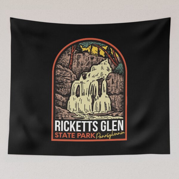 Item preview, Ricketts Glen State Park Pennsylvania Vintage designed and sold by halpindesignco.