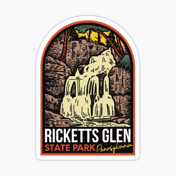 Item preview, Ricketts Glen State Park Pennsylvania Vintage designed and sold by halpindesignco.
