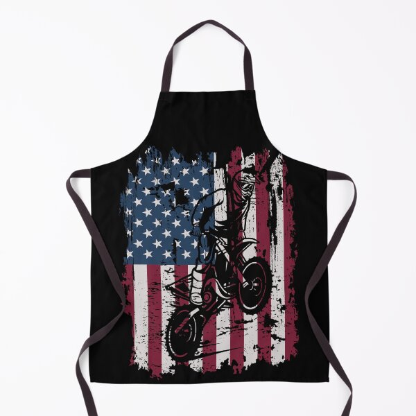 Item preview, American Flag Dirt Bike Motocross Biker 4th of July Bikers designed and sold by EIMgraphic.