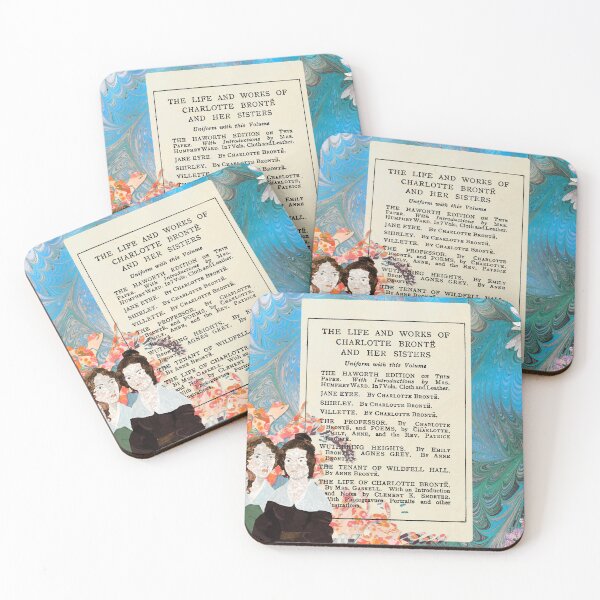 Item preview, Bronte Complete Works Marbled Paper Collage designed and sold by MarbleCloud.