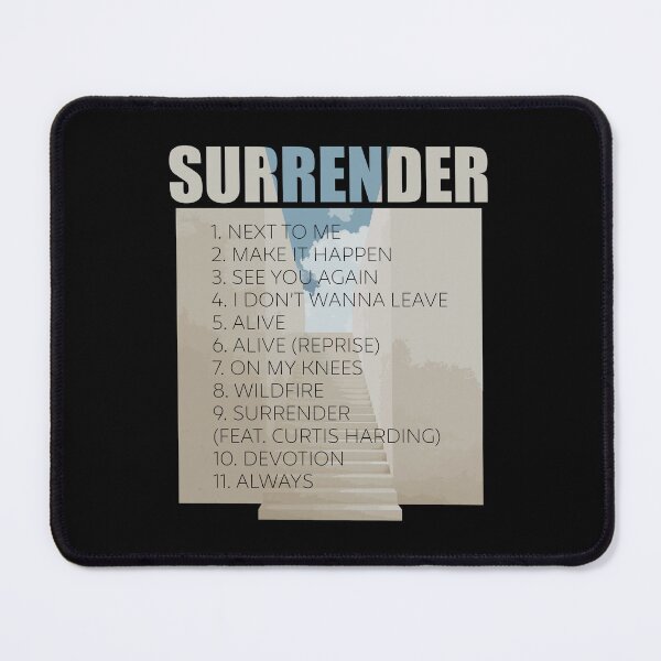 Item preview, Rufus Du Sol Merch Rufusdusol Surrender List designed and sold by RommaniShop.