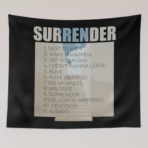 Item preview, Rufus Du Sol Merch Rufusdusol Surrender List designed and sold by RommaniShop.