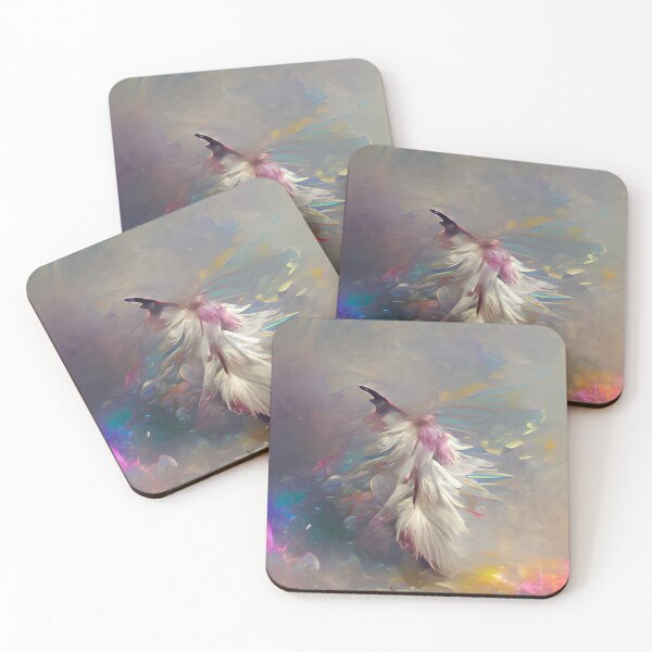 Item preview, Rainbow White Feather designed and sold by ~.