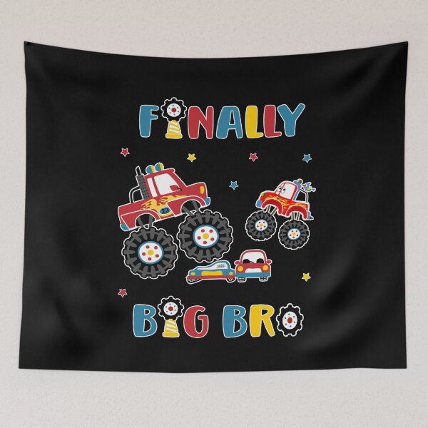 Item preview, Big Brother Monster Truck and Car -Finally Big Bro designed and sold by Shirt-Designs.