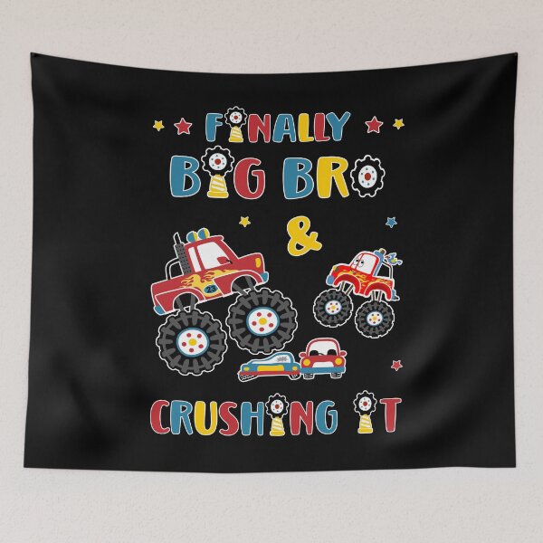 Item preview, Big Brother Monster Truck and Car -Finally Big Bro designed and sold by Shirt-Designs.