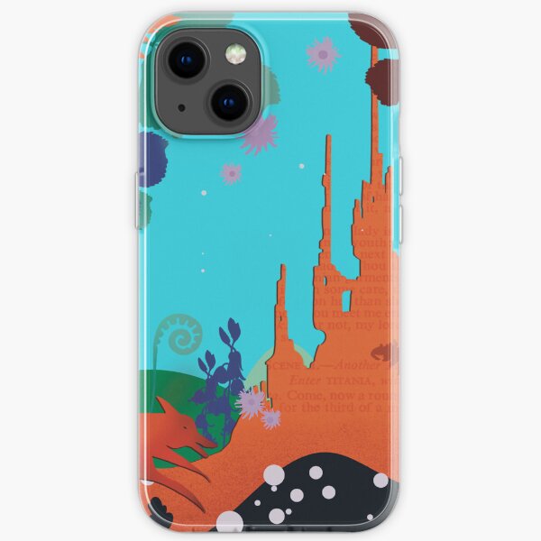 Renard dans une forêt enchantée Coque souple iPhone