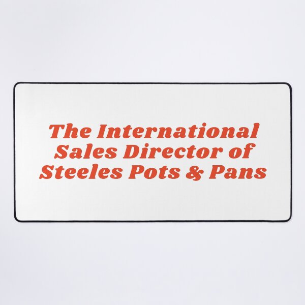 Item preview, International sales director, Steeles pots and pans, Belinda Blinked  designed and sold by SelfrontStudios.