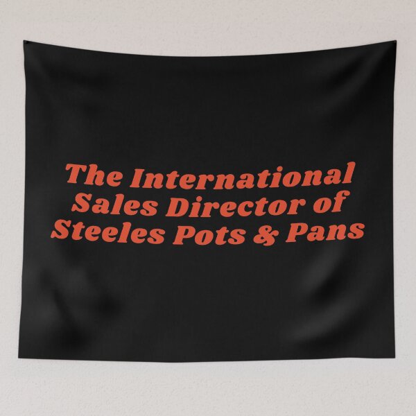 Item preview, International sales director, Steeles pots and pans, Belinda Blinked  designed and sold by SelfrontStudios.
