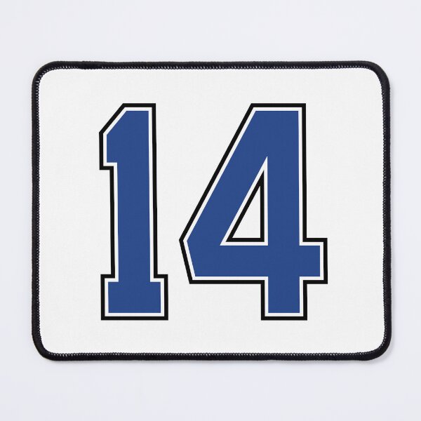 Item preview, Number 14 lucky sports jersey fourteen designed and sold by HeavyStyle.