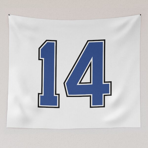 Item preview, Number 14 lucky sports jersey fourteen designed and sold by HeavyStyle.