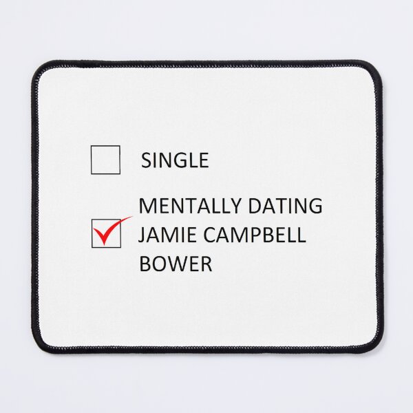 Item preview, RELATIONSHIP STATUS - jamie campbell bower (STICKER) Sticker designed and sold by AlexPerirna.