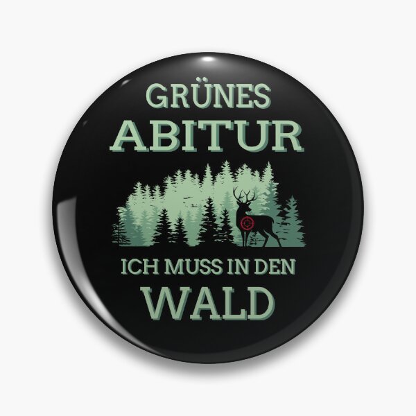 Item preview, Hunter Green Abitur with deer - hunting license designed and sold by Shirt-Designs.