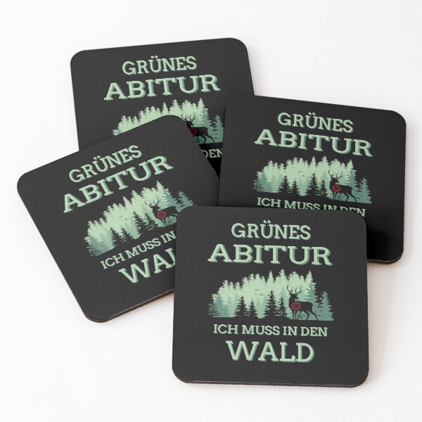 Item preview, Hunter Green Abitur with deer - hunting license designed and sold by Shirt-Designs.