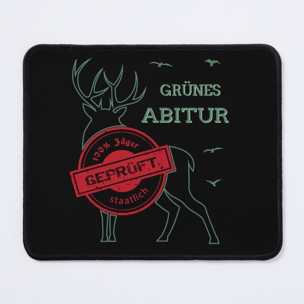 Item preview, Hunter Green Abitur with deer - hunting license designed and sold by Shirt-Designs.