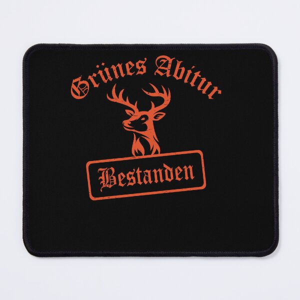 Item preview, Hunter Green Abitur with deer - hunting license designed and sold by Shirt-Designs.