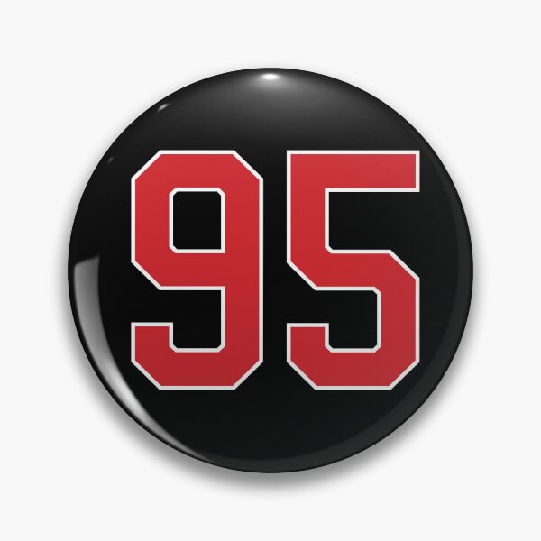Item preview, Sports Number 95, red black color lucky sport ninety five designed and sold by ArtIsParty.