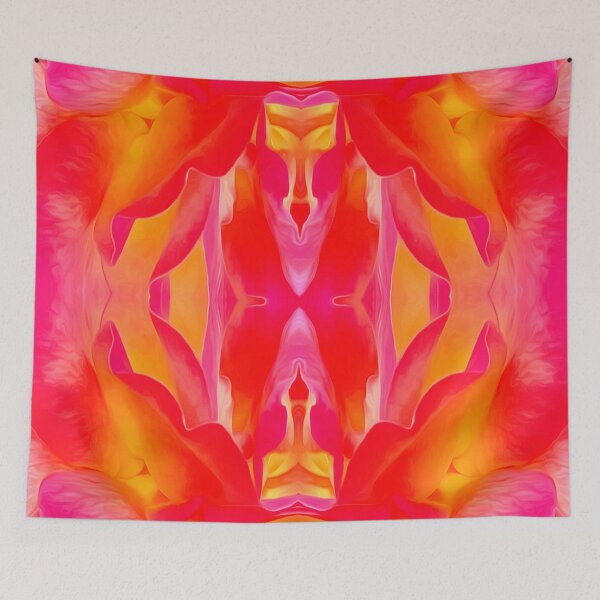 Item preview, Rose Pattern Red Abstract Maximalist design designed and sold by EdwardMonet.