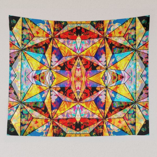Item preview, Geometric Abstract Pattern with Red designed and sold by EdwardMonet.