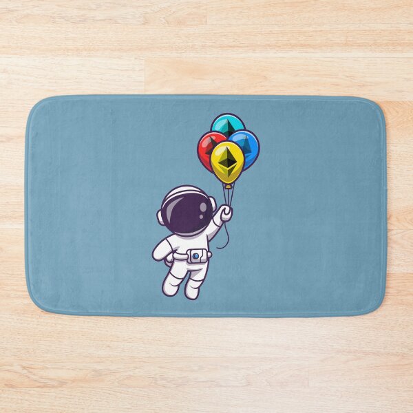 Artikelvorschau, Krypto-Astronaut Ethereum-Ballons entworfen und verkauft von Crypmetal.