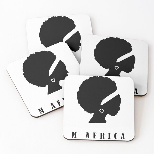 Item preview, MAM AFRICA , BLACK AFRICAN WOMEN T-SHIRT designed and sold by Shepik.