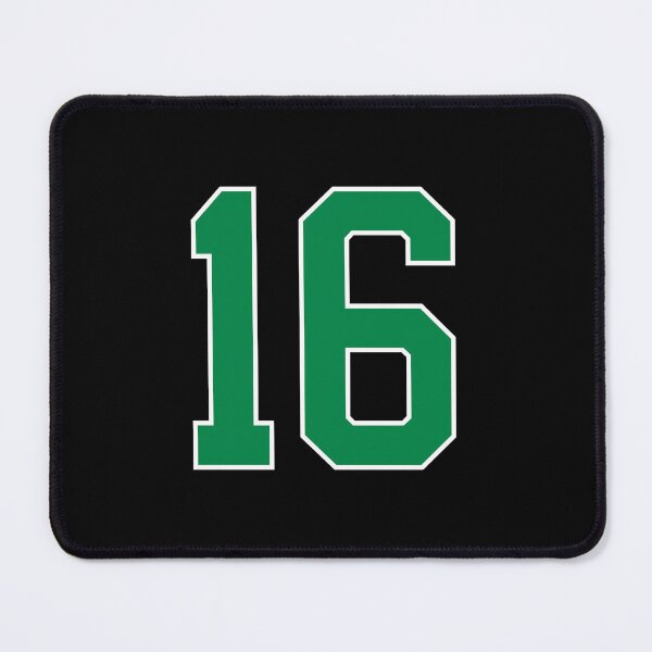 Item preview, 16 number, green lucky sports sixteen designed and sold by ArtIsParty.