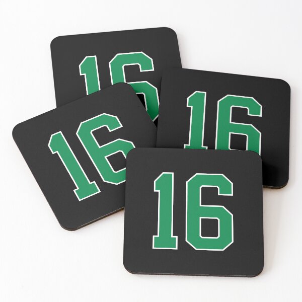 Item preview, 16 number, green lucky sports sixteen designed and sold by ArtIsParty.