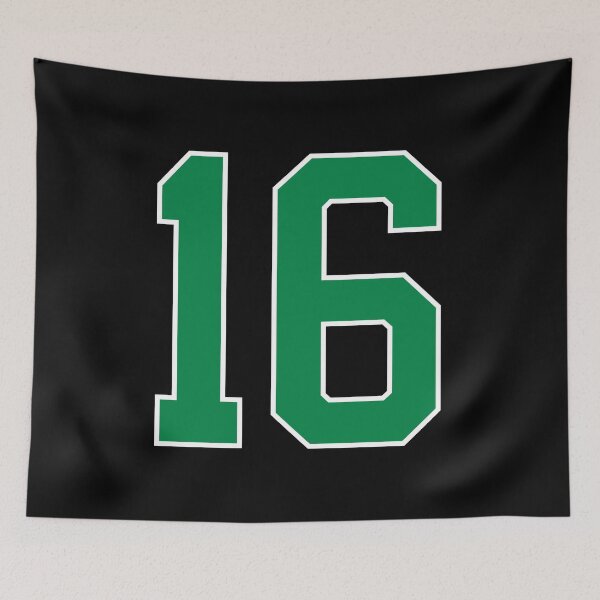 Item preview, 16 number, green lucky sports sixteen designed and sold by ArtIsParty.