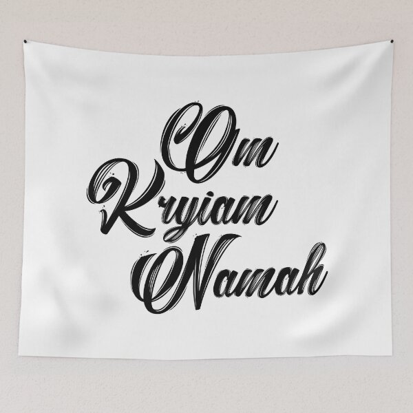 Item preview, Om Kryiam Namah (black) designed and sold by didijuca.