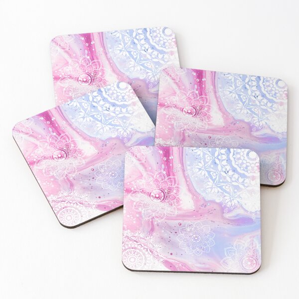 Item preview, Artistic Pink Purple Blue Mandala Paint Pattern! designed and sold by davechi-stone.
