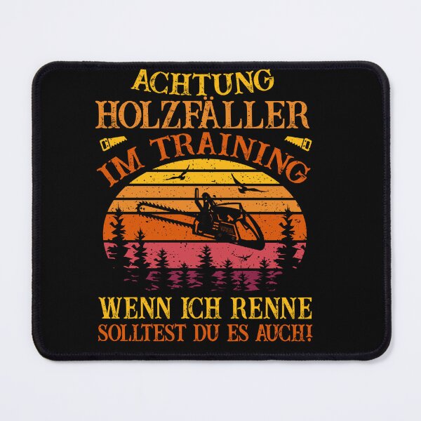 Item preview, Attention lumberjacks in training - when I run.. designed and sold by Shirt-Designs.