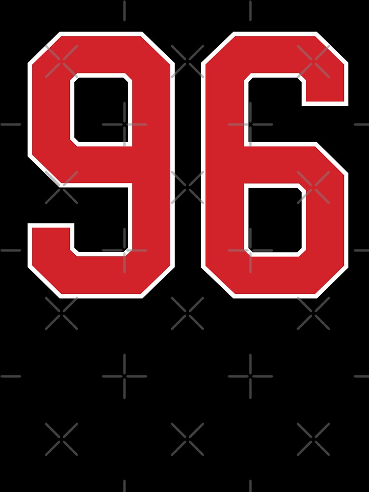 Sports Number 6, red black color lucky sport six Sticker for Sale by  ArtIsParty