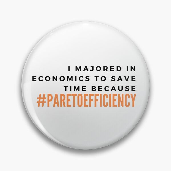 Item preview, Pareto economics efficiency econ major joke, economist econtalk among economics professors designed and sold by ECONTSHIRTS.