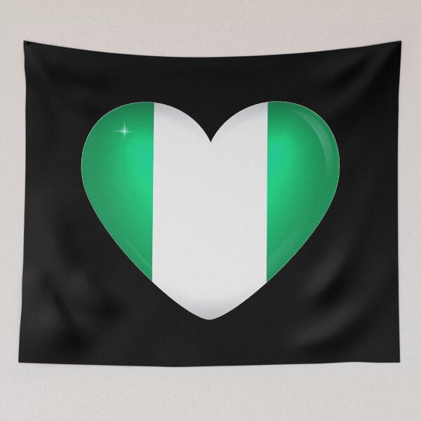 Item preview, My heart is in Nigeria, Love Nigeria. designed and sold by ArtIsParty.