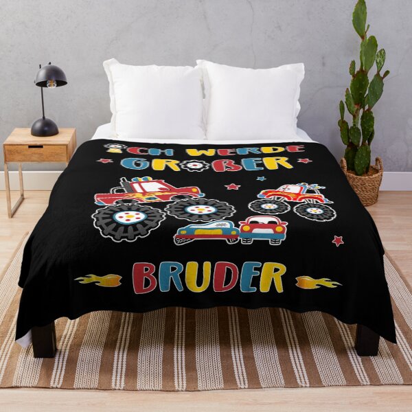 Artikelvorschau, Großer Bruder Monster Truck -Autos -  entworfen und verkauft von Shirt-Designs.