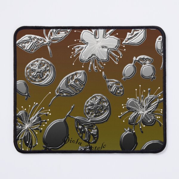 Item preview, Silver flowers and fruits designed and sold by Diola Sotelo.