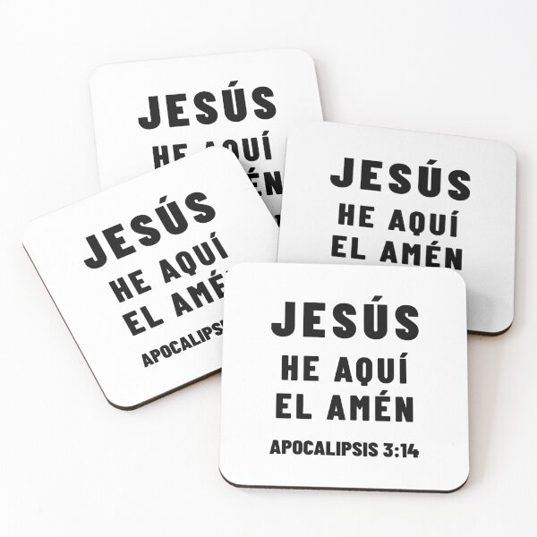 Item preview, Revelation 3:14 Jesus The Amen Spanish Bible Verse designed and sold by NombresDeJesus.