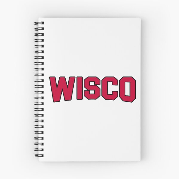 Item preview, University of Wisconsin Collegiate Block designed and sold by Hebrew Stickers.