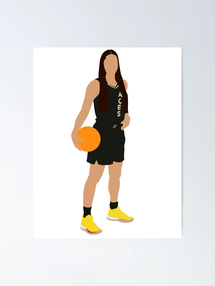 WNBA- Las Vegas Aces Kelsey Plum #10 A'ja Wilson  Essential T