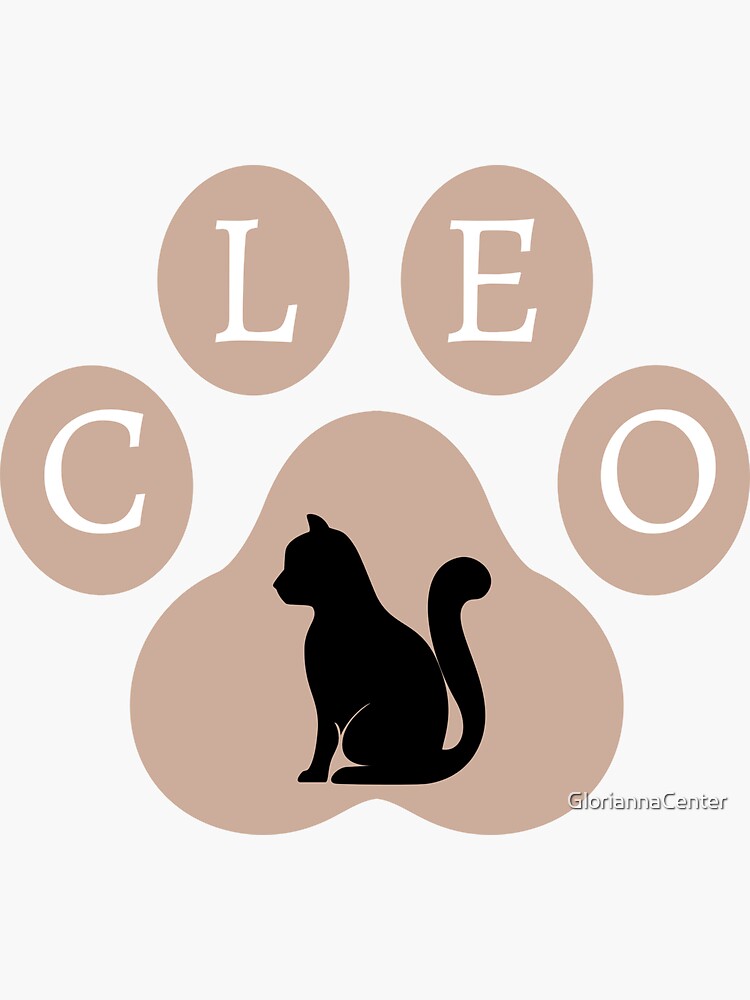 Brown cat paw and black cat named Cleo by GloriannaCenter