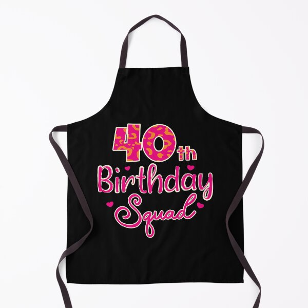 Item preview, 40th Birthday Squad Leopard Party Forty Years Old Gifts Tee designed and sold by Sasikharn.