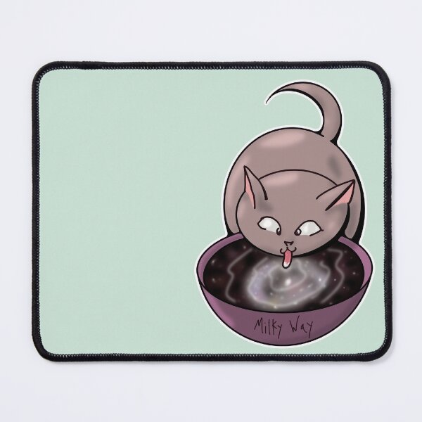 Item preview, Cat Drinks The Milk(y Way) designed and sold by MutedCarbon.