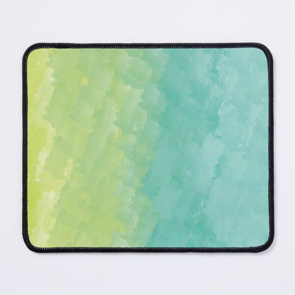 Item preview, Green and Blue Ombre Watercolor Cloud designed and sold by designsbyjuliee.