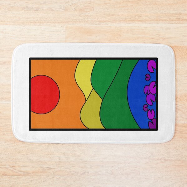 Item preview, Subtle Queer Pride Landscape designed and sold by XantheGeometric.