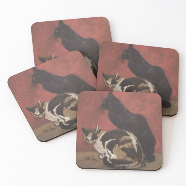 Item preview, Cats by Théophile-Alexandre Steinlen - Vintage Art designed and sold by RickE.