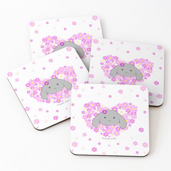 Item preview, Blooming heart- lop bunny designed and sold by Cutieful Critters.