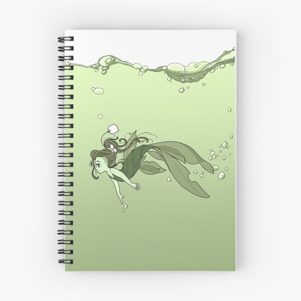Item preview, Green Tea Mermaid designed and sold by Inkscribble.