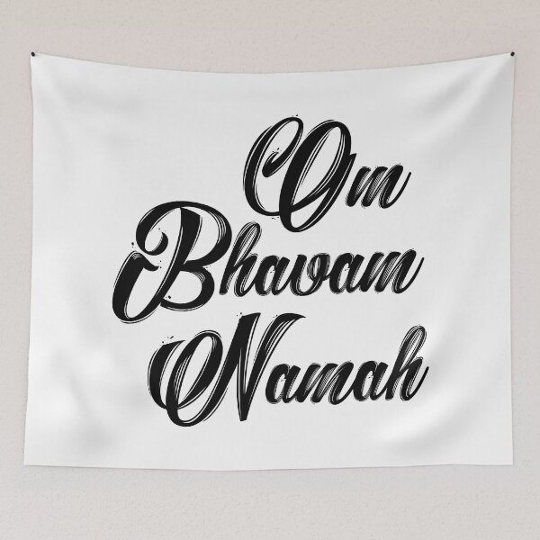 Item preview, Om Bhavam Namah (black) designed and sold by didijuca.