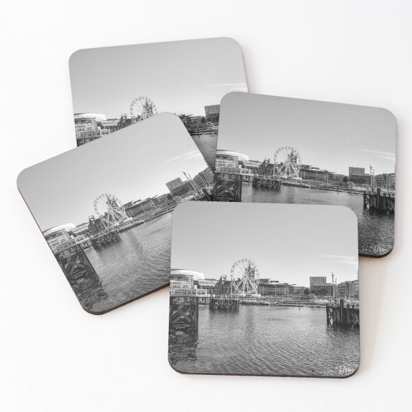 Item preview, Cardiff Bay, South Wales in Black & White designed and sold by MaclarenPhoto.