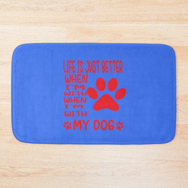 Item preview, Life Is Just Better When Im With My Dog designed and sold by ASSOUKI9.