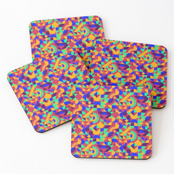 Item preview, geometric colorful patterns conceptual Art - Abstract Neo Geo graphic design designed and sold by Design Repo.